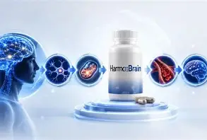 Person supporting daily cognitive routine with Harmo Brain