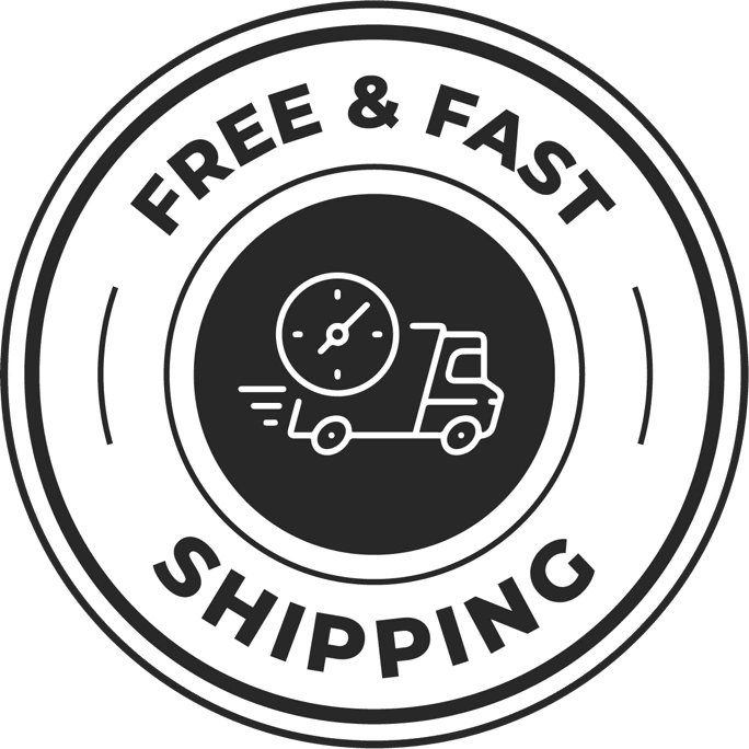 Free shipping badge for Harmo Brain orders
